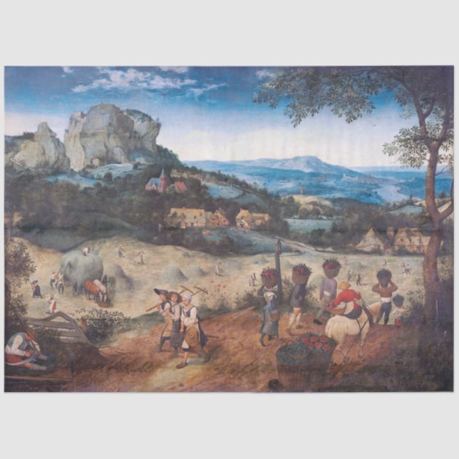 Papel De Seda O Haymaking, Pieter Bruegel (Frente )