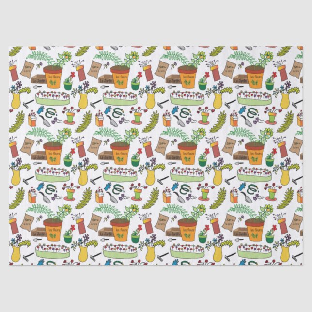 Papel De Seda O Jardim (Frente )