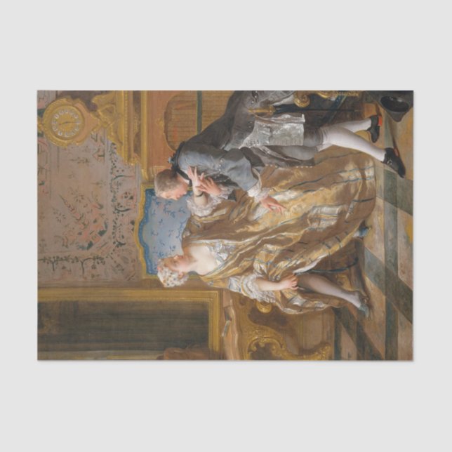 Papel De Seda O Jardim de Jean-Francois de Troy (Frente )