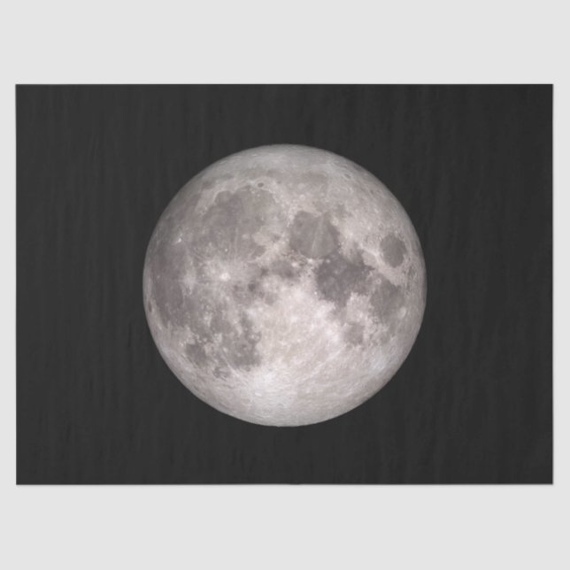 Papel De Seda O Lado Próximo da Lua (Paisagem Lunar) (Frente )