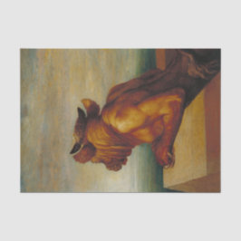Papel De Seda O Minotauro George Frederic Watts Art