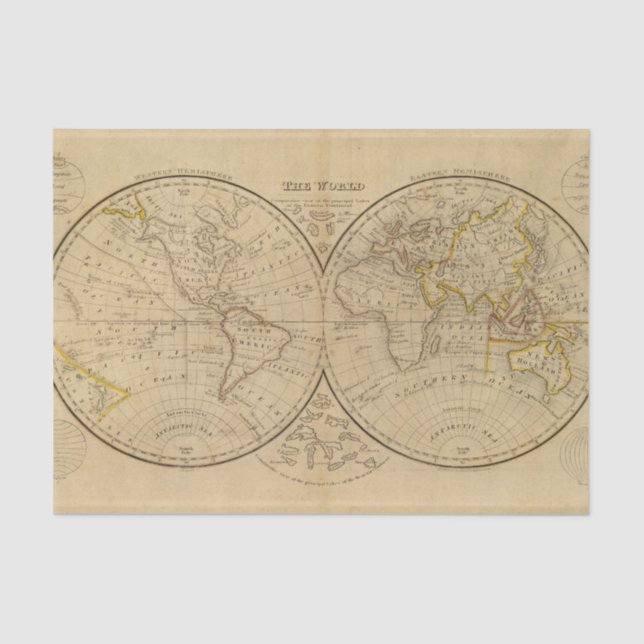 Papel De Seda O mundo 3 (Frente )