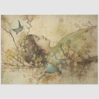Papel De Seda O Nascimento da Primavera