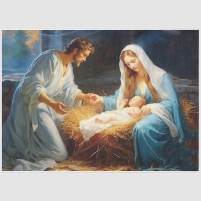 Papel De Seda O Nascimento dos Salvador (Frente )