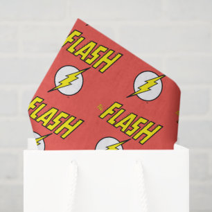 Papel De Seda O Nome do Flash & Logotipo do Raio
