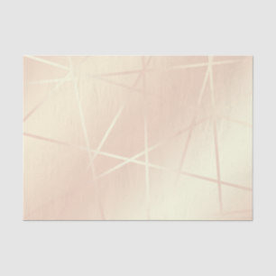 Papel De Seda O ouro cor-de-rosa bonito elegante & cora