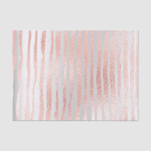 Papel De Seda O ouro do rosa do rosa cora cursos metálicos da