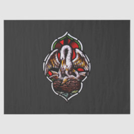 Papel De Seda O Pelicano como símbolo cristão