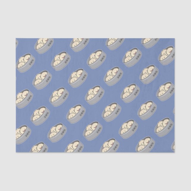 Papel De Seda O pequeno almoço chinês do dim sum do bolo da (Frente )