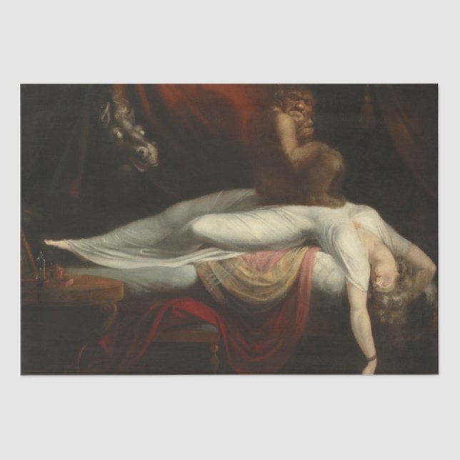 Papel De Seda O Pesadelo (de Henry Fuseli) (Frente )