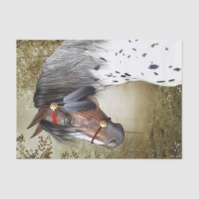 Papel De Seda O Pôneo Indiano (Frente )