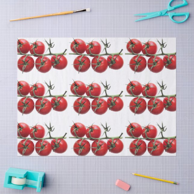 Papel De Seda O presente de tomate (Arte )