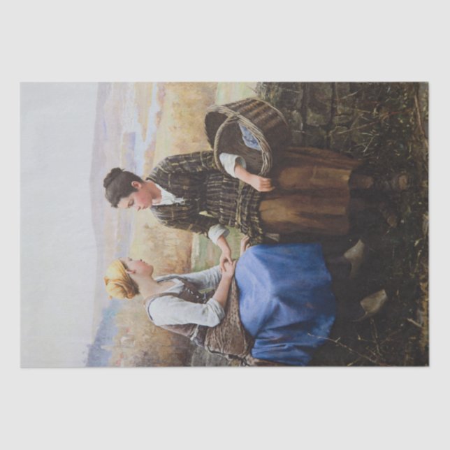 Papel De Seda O primeiro luto (simpatia em luto) (Frente )