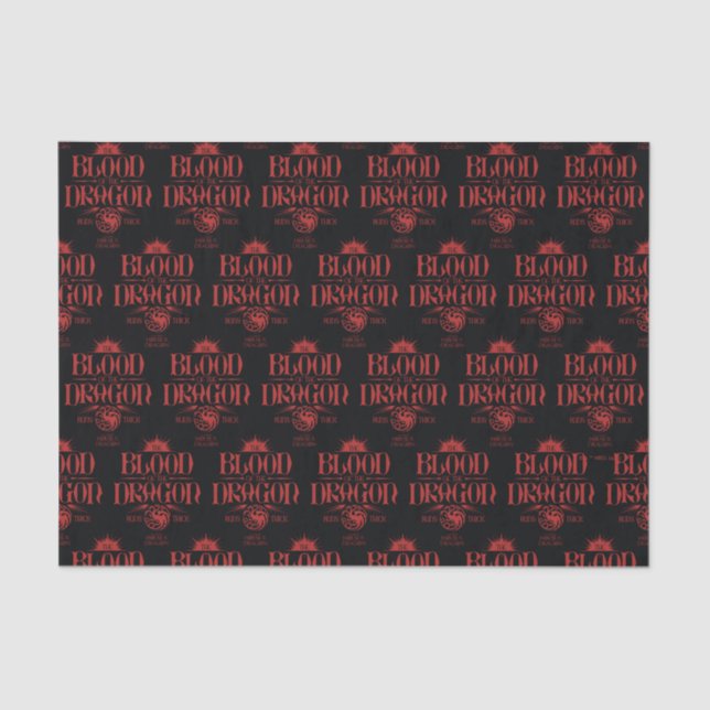 Papel De Seda O Sangue do Dragão É Espesso (Frente )