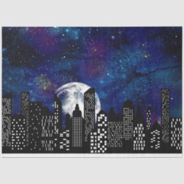 Papel De Seda O Starry Skyline Series Design 9
