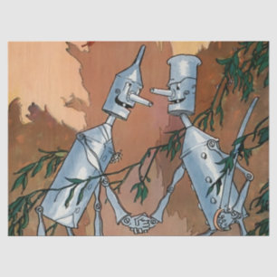 Papel De Seda “O Tin Woodman e Seu Gêmeo” por John R Neill