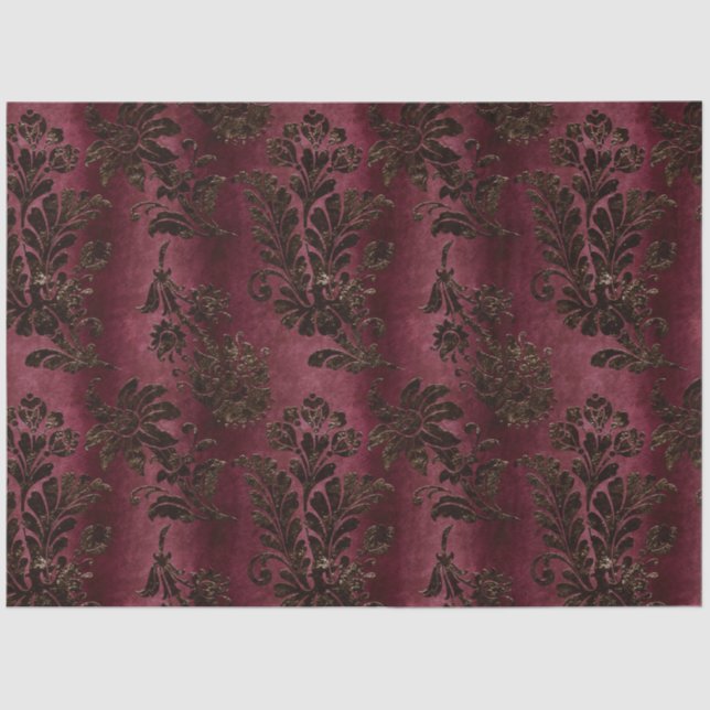 Papel De Seda O Velvet Série Bronze Design 9 (Frente )