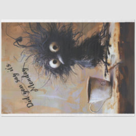 Papel De Seda O Wackadoodle De Despojo É Segunda-Feira Pássaro D