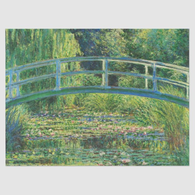 Papel De Seda O "Water-Lily Pond" de Claude Monet (Frente )