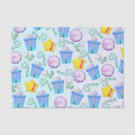 Papel De Seda O Whimsey Folk Art de Natal