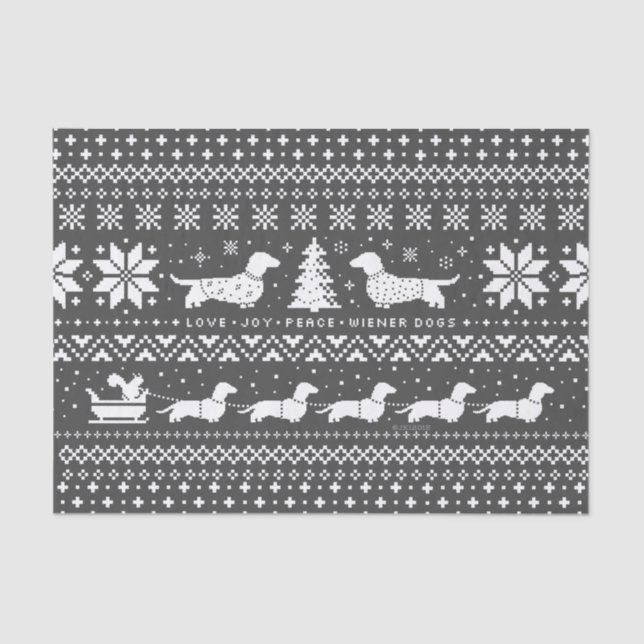 Papel De Seda O Wiener da paz da alegria do amor persegue o (Frente )