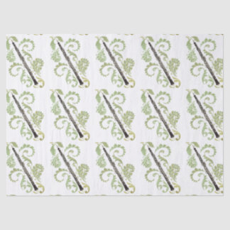 Papel De Seda Oboe e folha