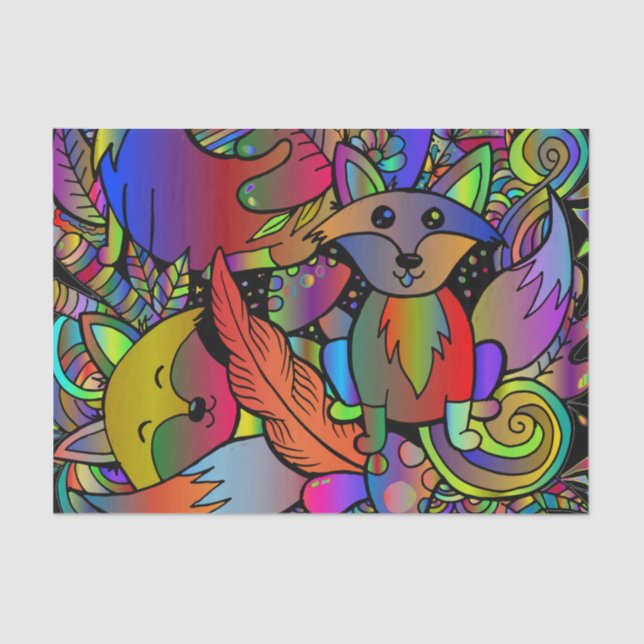 Papel De Seda Obtendo Foxy (Frente )