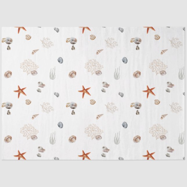 Papel De Seda Ocean Breeze Series Design 1 (Frente )