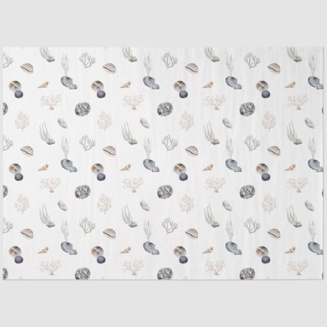 Papel De Seda Ocean Breeze Series Design 2 (Frente )