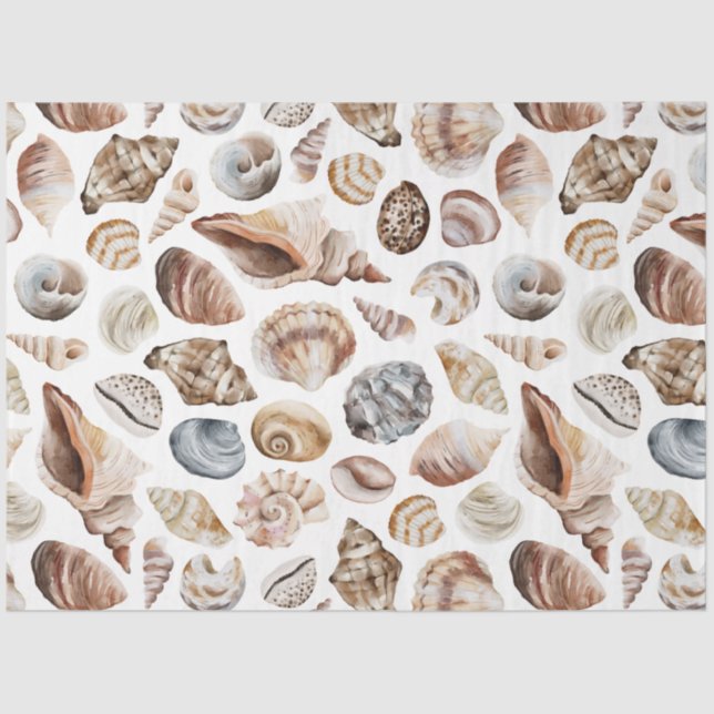 Papel De Seda Ocean Breeze Series Design 4 (Frente )