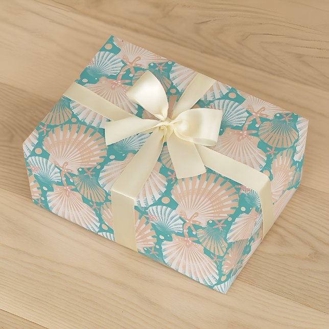 Papel De Seda Ocean Treasurers Teal (Criador carregado)