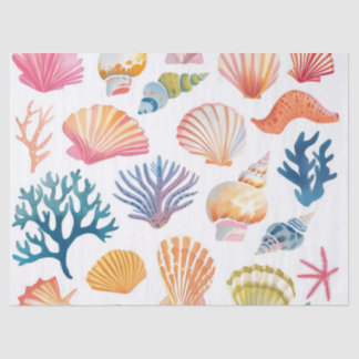 Papel De Seda OceanModern Tropical Plant Print – Pink and Green