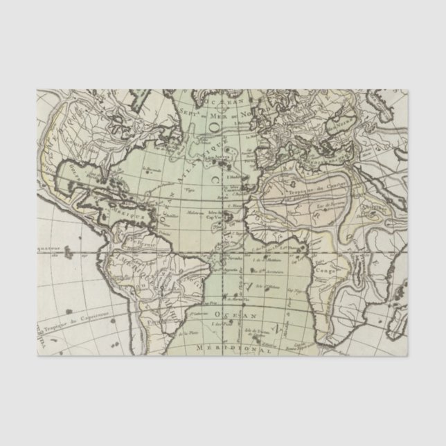 Papel De Seda Oceano Atlântico 3 (Frente )