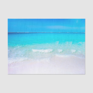 Papel De Seda Oceano Cena Azul Negócios