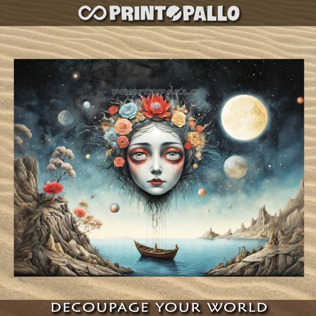 Papel De Seda Oceano em sua mente - Varrer, velejar para longe! (Criador carregado)