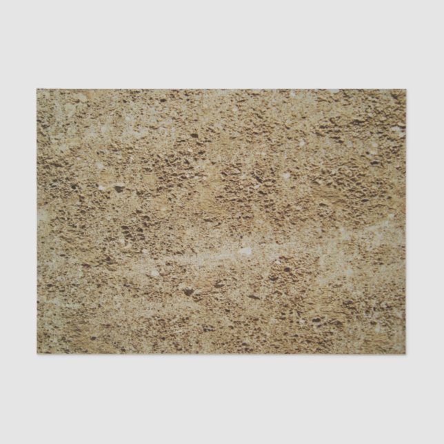 Papel De Seda Ochre Brown Stone Rock Mineral Textura DIY (Frente )