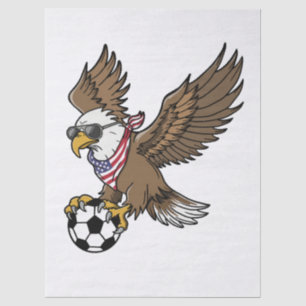 Papel De Seda Óculos de sol águia de futebol EUA Legal Vintage P