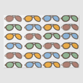 Papel De Seda Óculos de Sol Coloridos Óculos de Sol de Verão