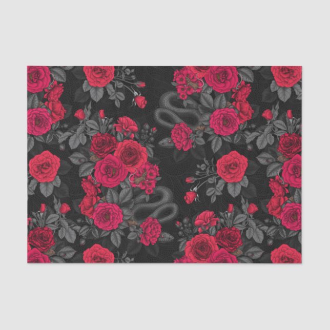 Papel De Seda Oculto nas rosas (Frente )