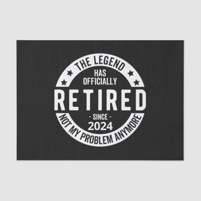 Papel De Seda oficialmente aposentado 2024 (Frente )