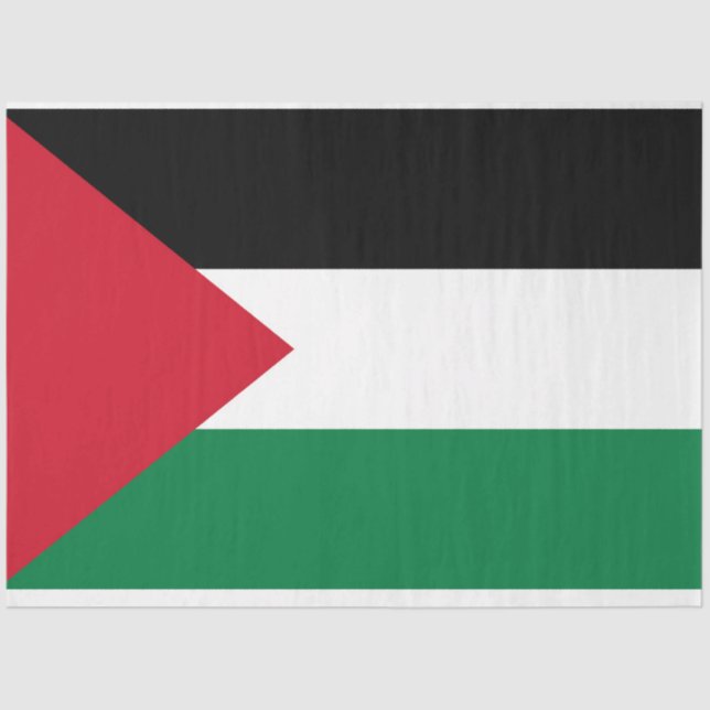 Papel De Seda oficialmente pavilhão do Estado da Palestina (Frente )