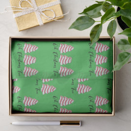 Papel De Seda Oh Árvore de Natal Bolinhos Little Debbie Embrulho
