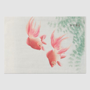 Papel De Seda Ohara Koson Dois peixes-dourados (1926)