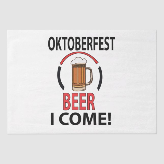 Papel De Seda Oktoberfest Beer Festival Funny Oktoberfest (Frente )