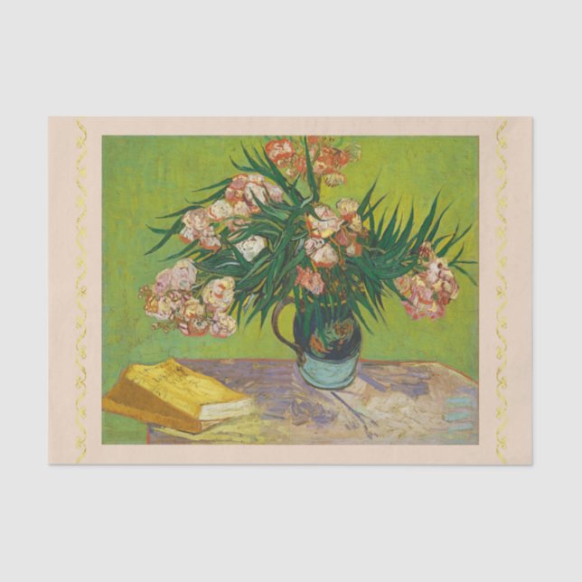 Papel De Seda Oleanders, Vincent van Gogh, Decoupage (Frente )