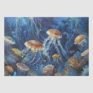 Papel De Seda Óleo Arte Água-viva Decoupage