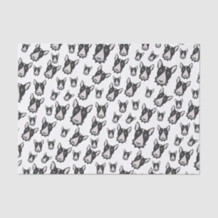 Papel De Seda Olhar duas vezes de bull terrier! Intimidação