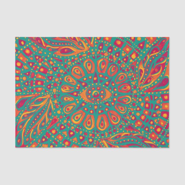 Papel De Seda Olho do fogo (Frente )