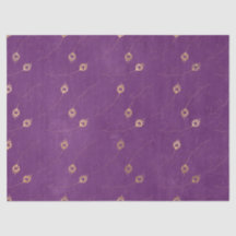 Olho Dourado de Abstrato das Penas de Pavão em Púr