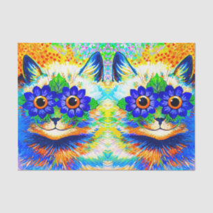 Papel De Seda Olhos de Flor de Gato